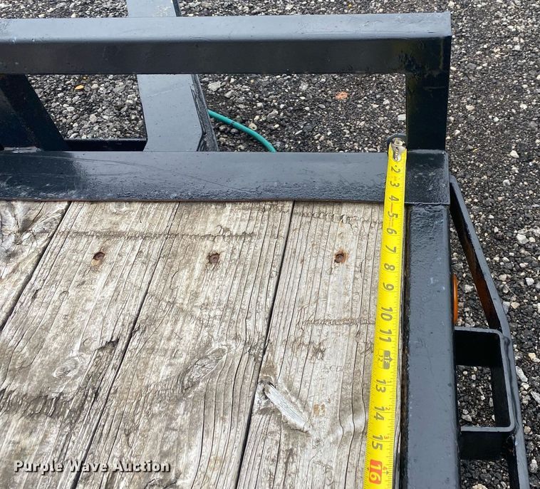 image for item KB9450 Shop built  equipment trailer