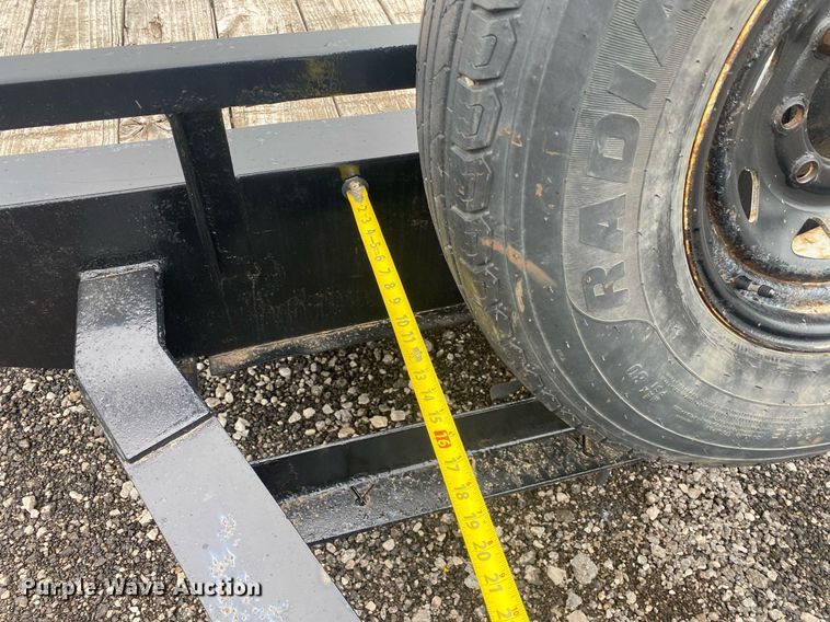 image for item KB9450 Shop built  equipment trailer