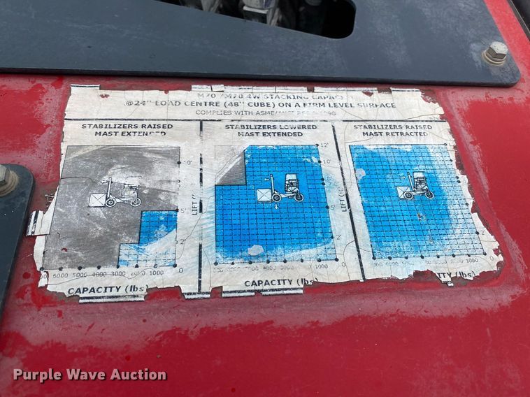 image for item KB9455 2014 Moffett M70  forklift