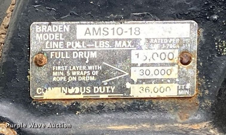 image for item KB9456 1998 Ford F800  winch truck