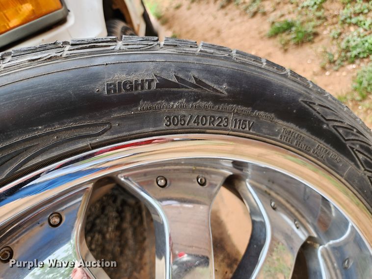 image for item KC9671 (4) 305/40R23 tires and wheels