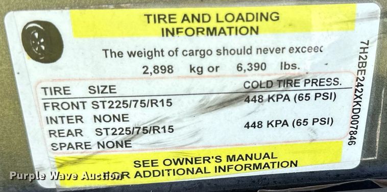 image for item KL9093 2019 Rock Solid Cargo  enclosed cargo trailer