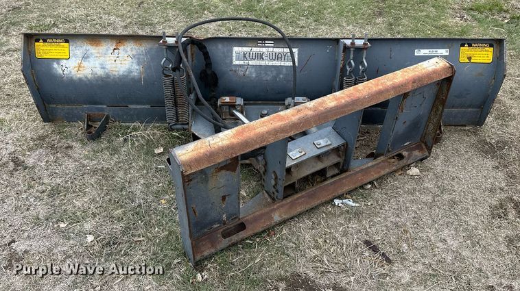 image for item KL9198 Kwik-Way 35-12610  skid steer snow pusher