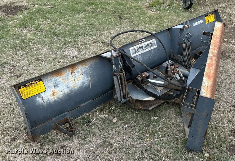 image for item KL9198 Kwik-Way 35-12610  skid steer snow pusher