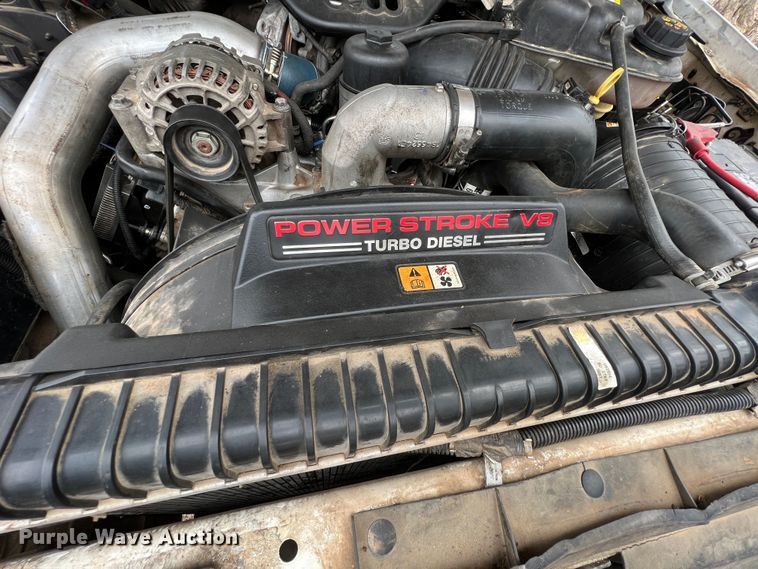 image for item KR9538 2007 Ford F350 Super Duty XL  SuperCab flatbed pickup truck