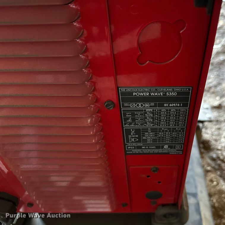 image for item KU9935 Lincoln S350 Power Wave  welder