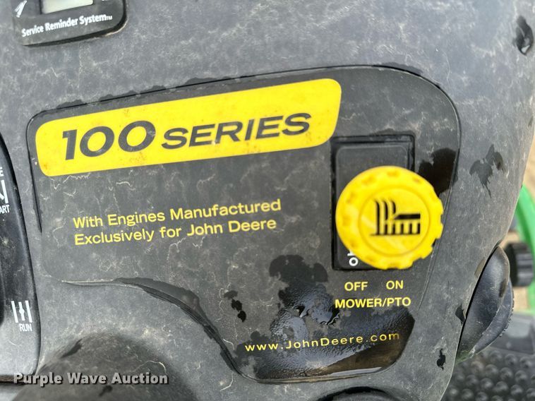 image for item KU9961 John Deere LA145  lawn mower