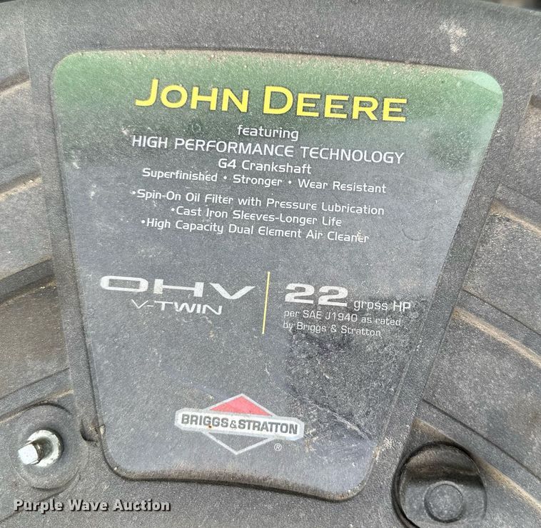 image for item KU9961 John Deere LA145  lawn mower