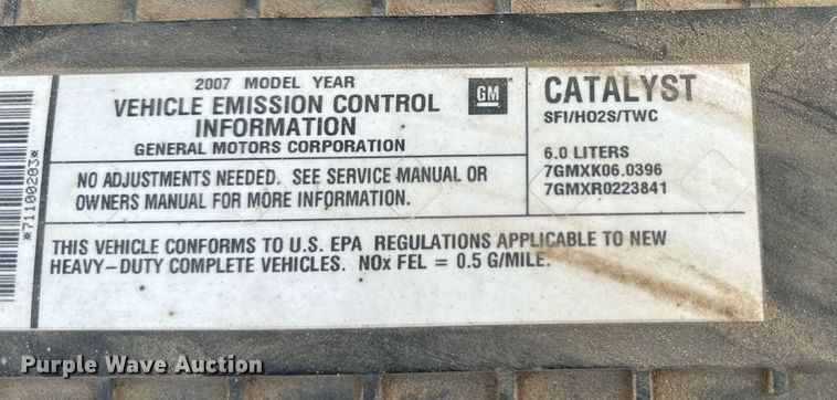 image for item KX9008 2007 Chevrolet Express 2500  van