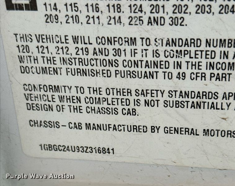 image for item KX9009 2003 Chevrolet Silverado 2500  utility bed pickup truck