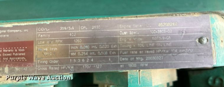 image for item KX9010 Onan DGDB-5602185  generator