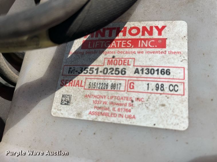 image for item LA9941 Anthony MTU GLR3  end gate lift