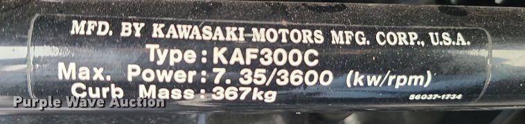 image for item LE9058 2001 Kawasaki Mule 550  utility vehicle