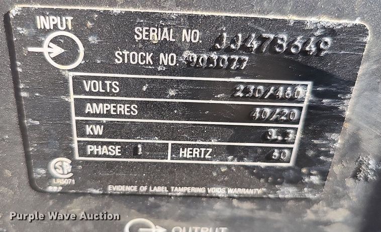 image for item LE9386 (3) Miller welders