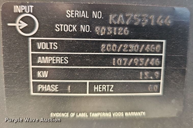 image for item LE9386 (3) Miller welders