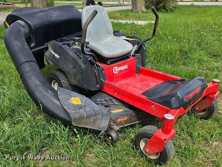 image for item LE9402 2018 Troy-Bilt Mustang 54  ZTR lawn mower