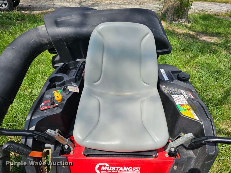 image for item LE9402 2018 Troy-Bilt Mustang 54  ZTR lawn mower