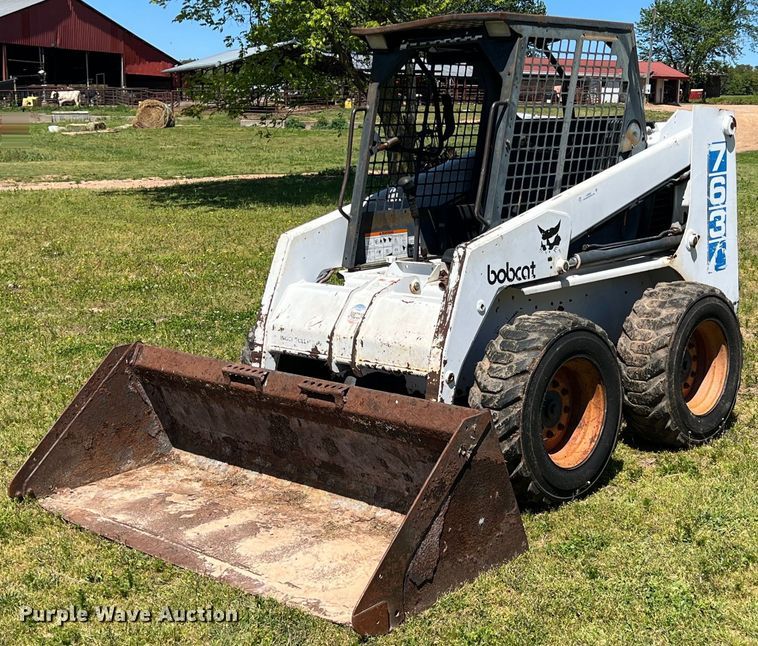 image for item LG9042 1996 Bobcat 763  skid steer loader
