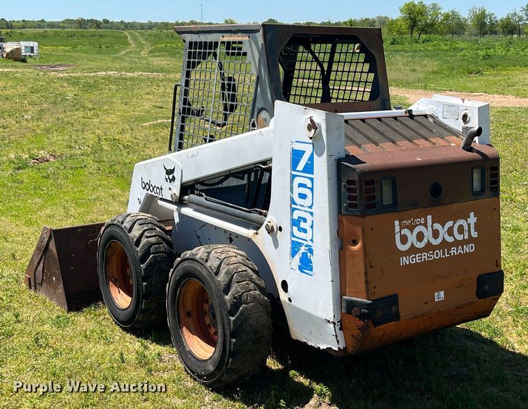 image for item LG9042 1996 Bobcat 763  skid steer loader