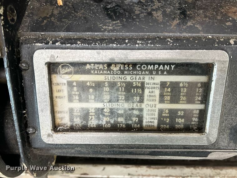 image for item LG9071 Atlas 6302  metal lathe