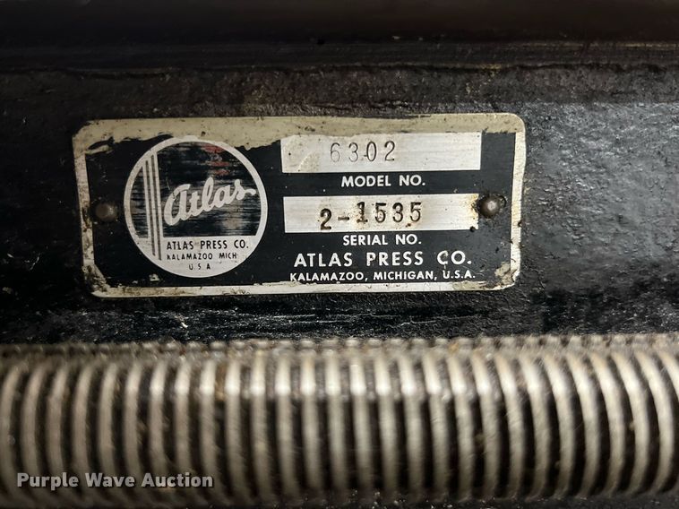 image for item LG9071 Atlas 6302  metal lathe