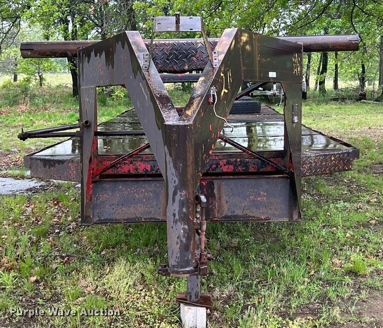 image for item LG9075 Shop built  equipment trailer