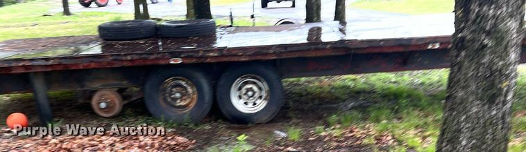 image for item LG9075 Shop built  equipment trailer