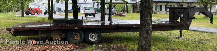 image for item LG9075 Shop built  equipment trailer