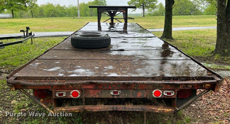 image for item LG9075 Shop built  equipment trailer