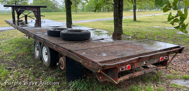 image for item LG9075 Shop built  equipment trailer