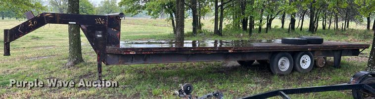 image for item LG9075 Shop built  equipment trailer