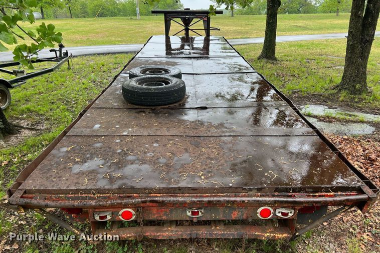 image for item LG9075 Shop built  equipment trailer