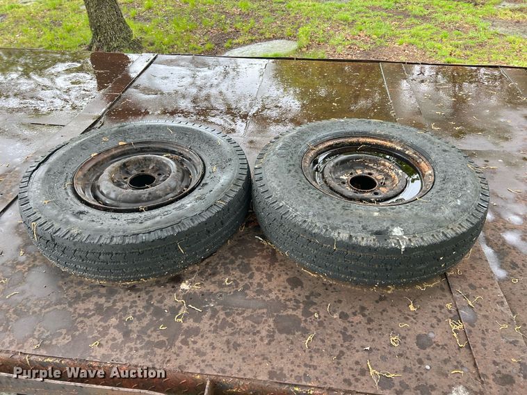 image for item LG9075 Shop built  equipment trailer