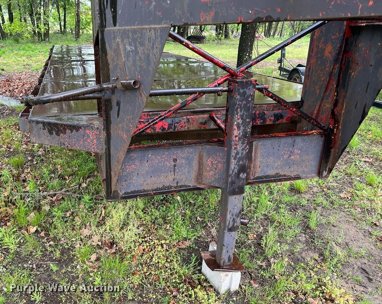 image for item LG9075 Shop built  equipment trailer