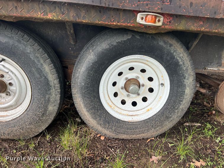 image for item LG9075 Shop built  equipment trailer