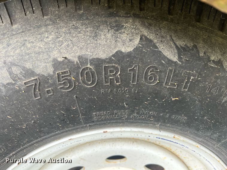 image for item LG9075 Shop built  equipment trailer