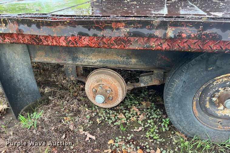 image for item LG9075 Shop built  equipment trailer