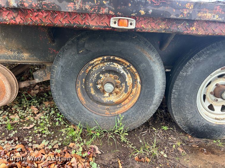 image for item LG9075 Shop built  equipment trailer