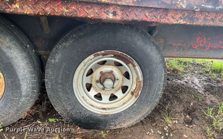 image for item LG9075 Shop built  equipment trailer