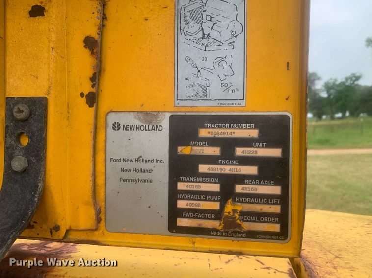 image for item LH9614 Ford New Holland  tractor