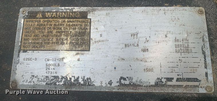 image for item LH9615 Daewoo G25R-3  forklift