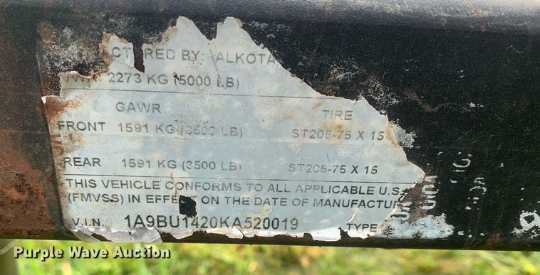 image for item LH9621 2019 Alkota 557S  pressure washer