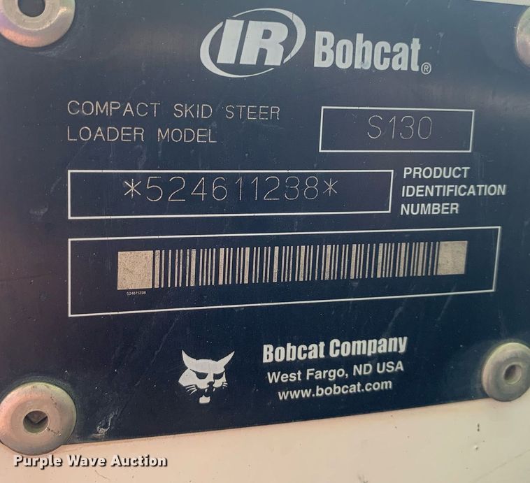 image for item LH9628 2003 Bobcat S130  skid steer loader