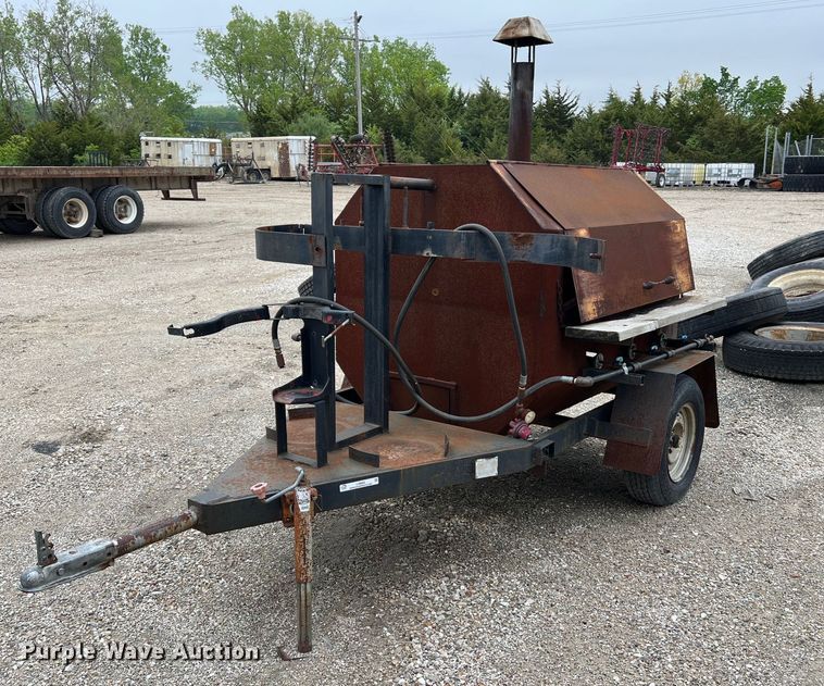 image for item LI9683 Shop built  grill trailer