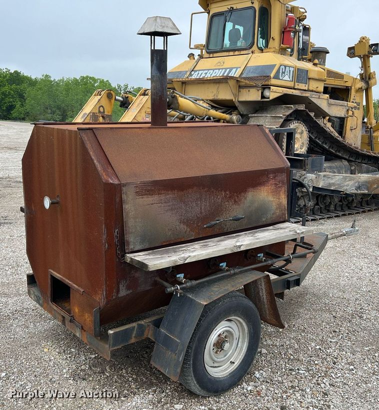 image for item LI9683 Shop built  grill trailer