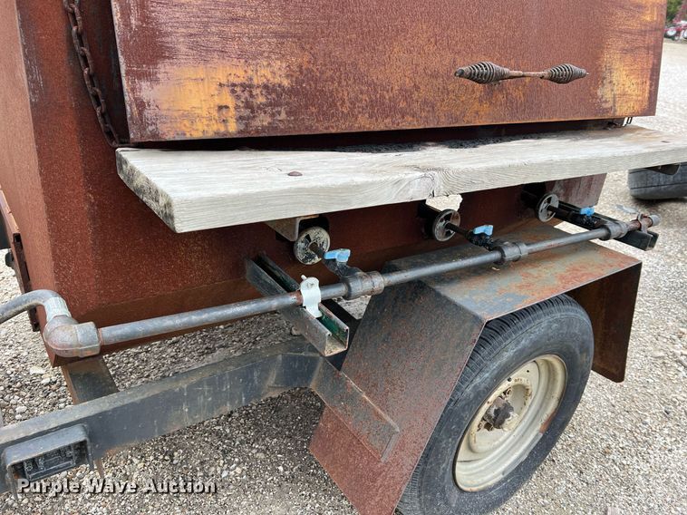 image for item LI9683 Shop built  grill trailer