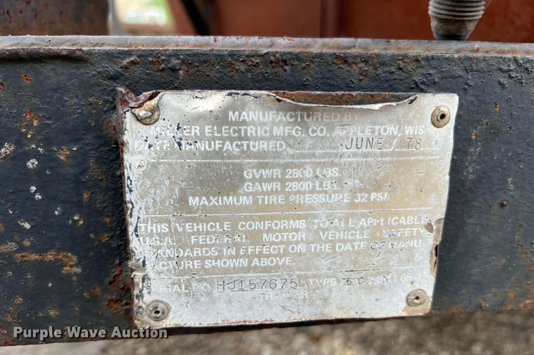 image for item LI9683 Shop built  grill trailer