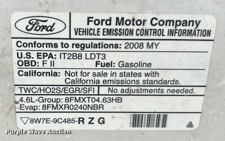 image for item LI9691 2008 Ford F150 XL  SuperCab pickup truck