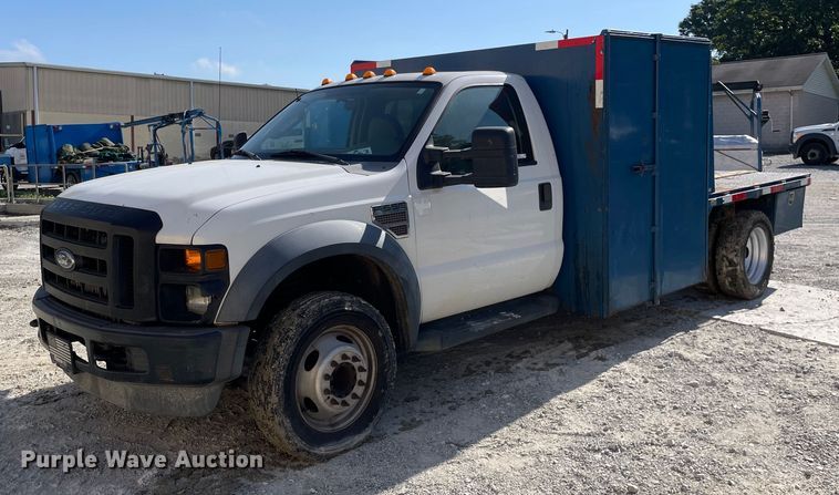 image for item LJ9666 2010 Ford F550 Super Duty XL  flatbed truck