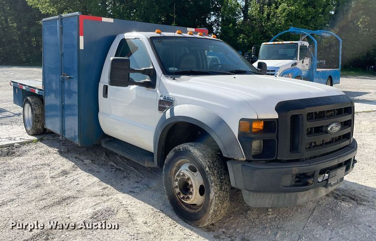 image for item LJ9666 2010 Ford F550 Super Duty XL  flatbed truck